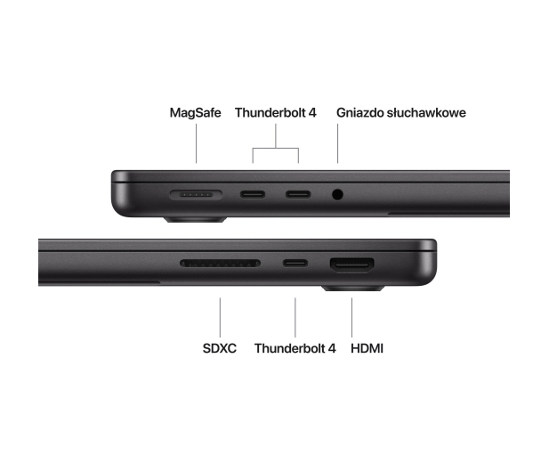 Apple MacBook Pro M5/32GB/1TB/Mac OS Gwiezdna Czerń 10R GPU Nano - 1370449 - zdjęcie 8